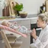 Stokke Tripp Trapp High Chair with Newborn Set - Natural / Coral