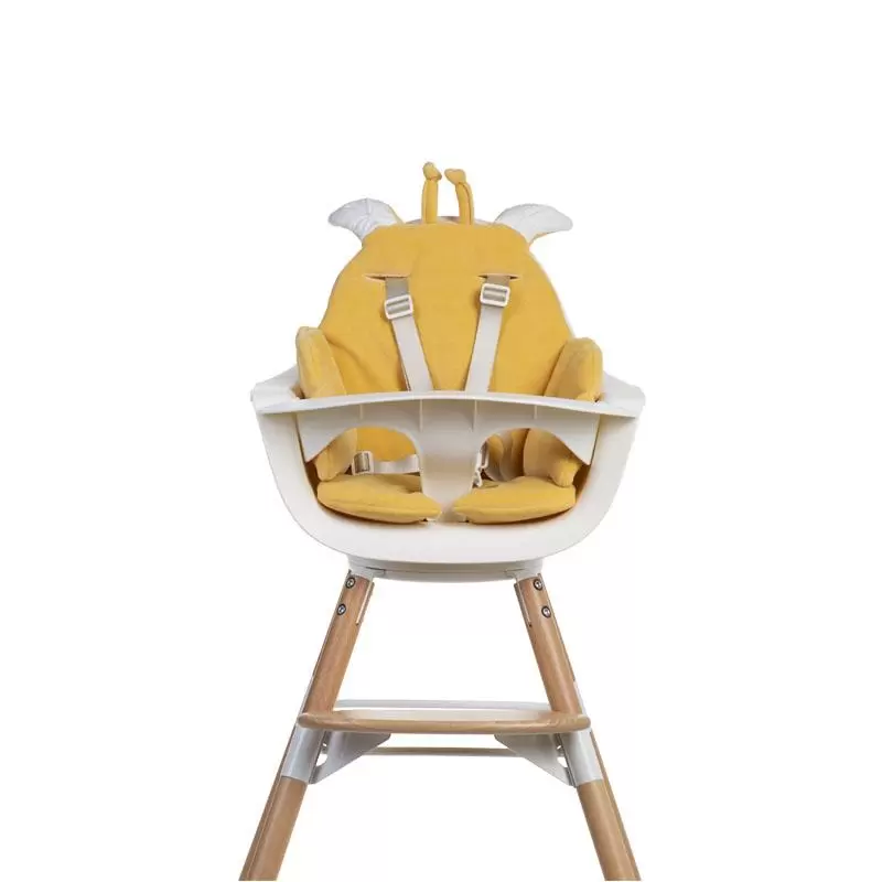 Giraffe Velvet High Chair Seat Cushion
