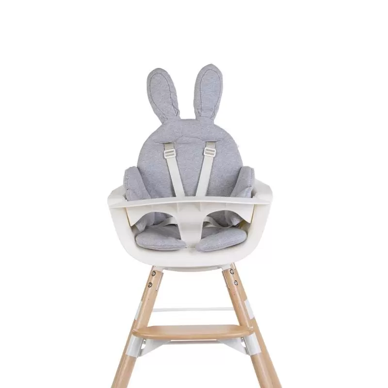 Rabbit Jersey Cotton High Chair Seat Cushion