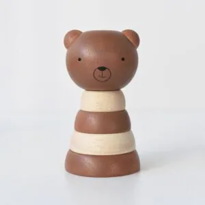 Wee Gallery Wood Stacker Bear