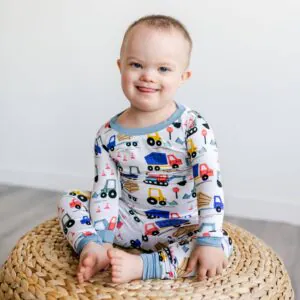 Little Sleepies Construction Bamboo Two-Piece Pajama Set