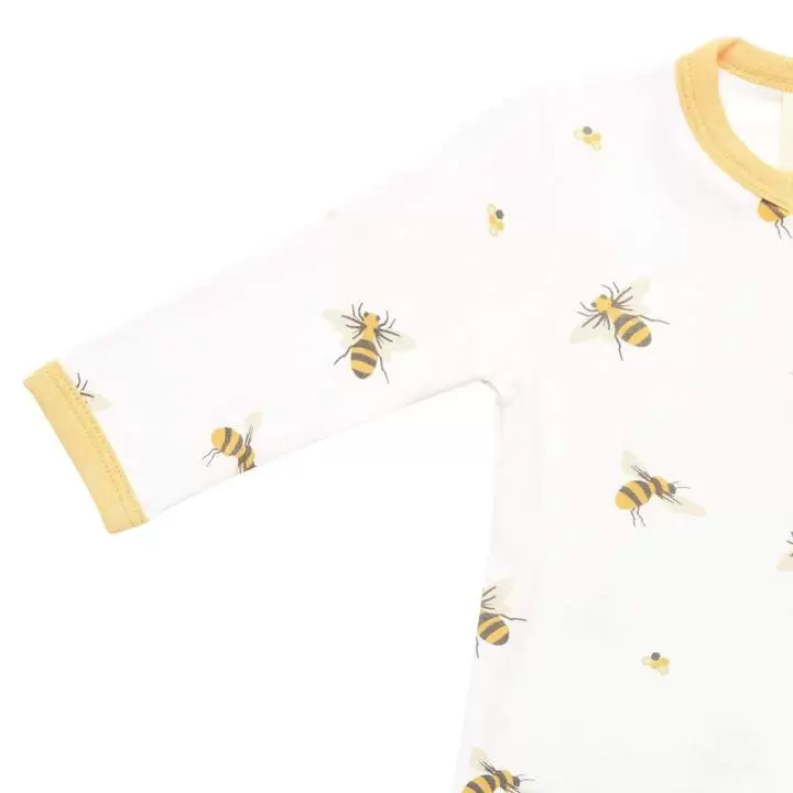 Kyte Baby Printed Zippered Footie in Buzz
