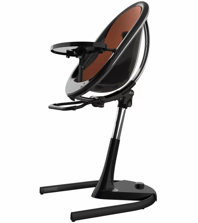 Mima Moon 2G Black High Chair Black / Camel H103C-BL-CM