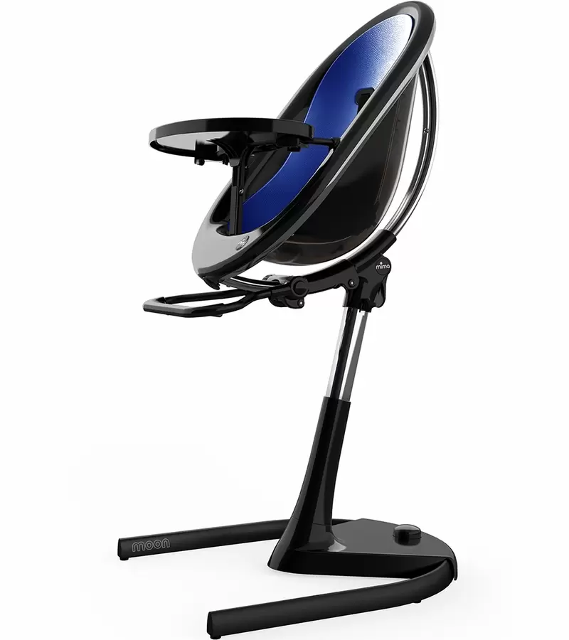 Mima Moon 2G Black High Chair Black / Royal Blue H103C-BL-RB