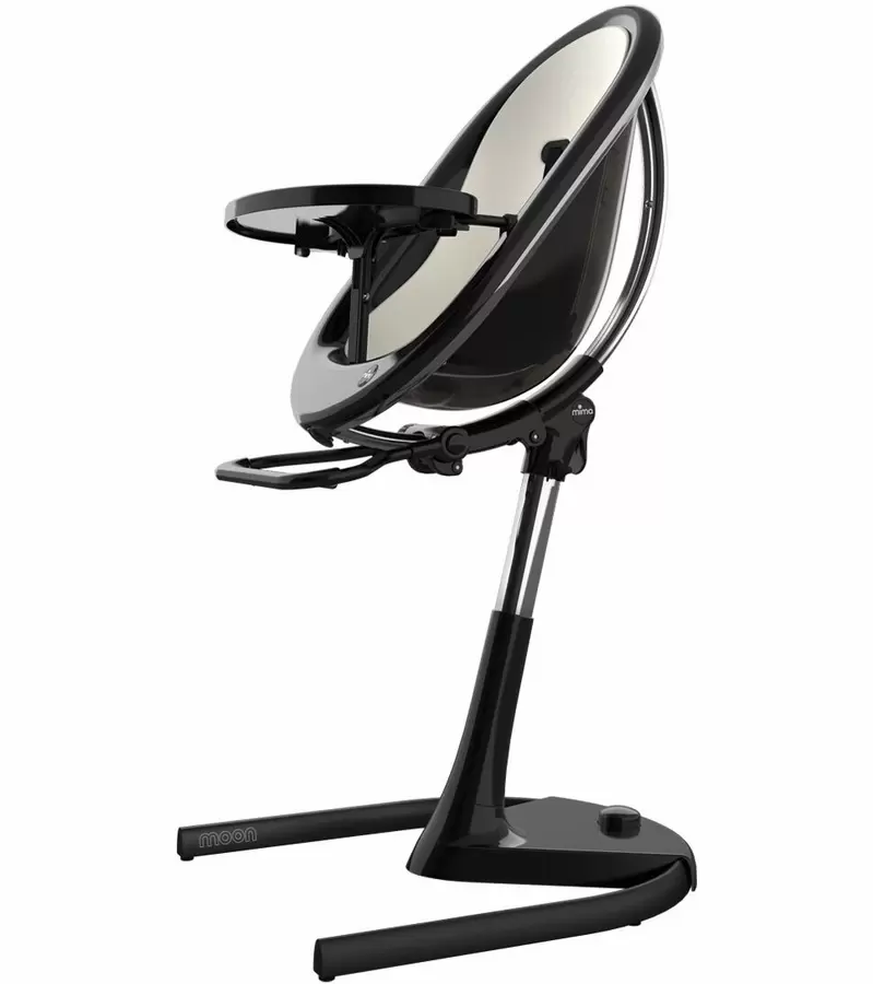 Mima Moon 2G Black High Chair Black / Snow White H103C-BL-SW