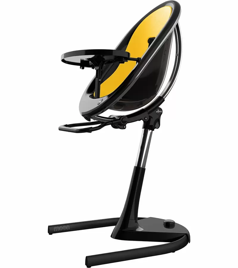 Mima Moon 2G Black High Chair Black / Yellow H103C-BL-YL