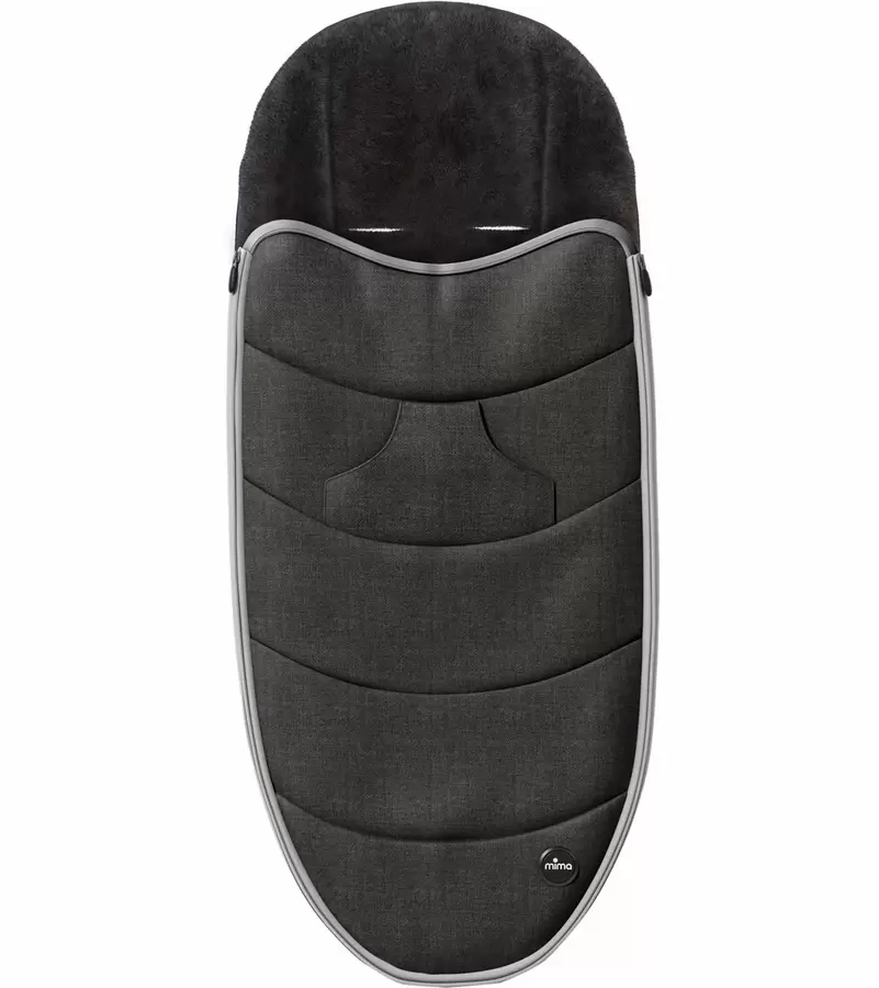 Mima ZIGI Matching Footmuff Charcoal S301201-06BB