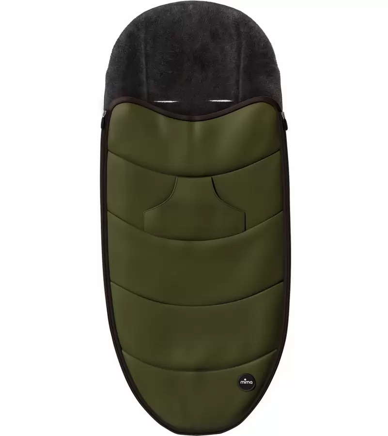 Mima ZIGI Matching Footmuff Olive Green S301401-06BB