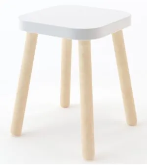 Oeuf Square Stool