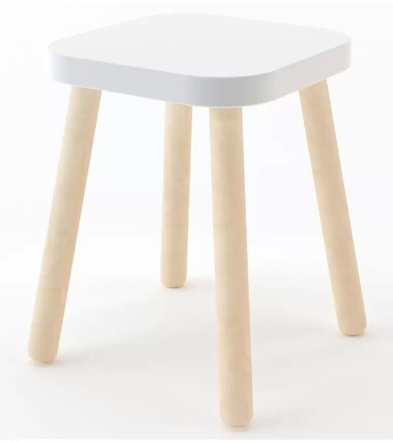 Oeuf Square Stool