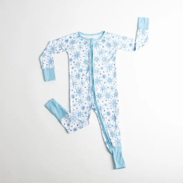 Snowflakes Bamboo Sleeper Little Sleepies Winter