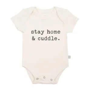 finn + emma Stay Home & Cuddle Organic Graphic Bodysuit