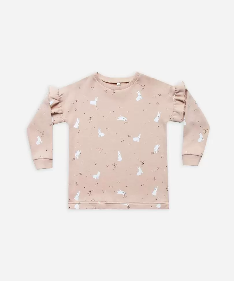 Rylee + Cru Snow Bunny Sweatshirt Dress - FINAL SALE