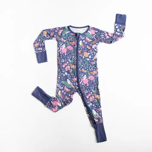 Little Sleepies Woodland Magic Bamboo Viscose Zip Romper/Sleeper