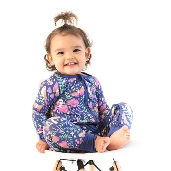 Little Sleepies Woodland Magic Bamboo Viscose Zip Romper/Sleeper