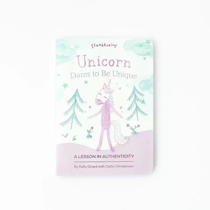 Slumberkins Unicorn Kin and Board Book Bundle