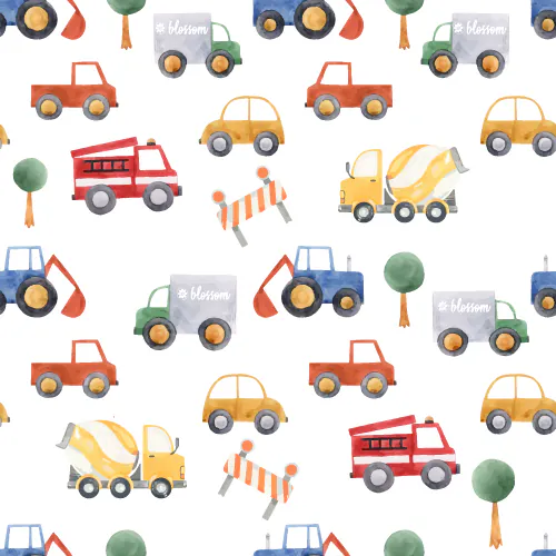 Trucks & Cars Gift Wrapping