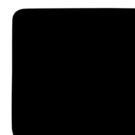 Baby Crib Sheet in Solid Black Midnight by Kyte Baby