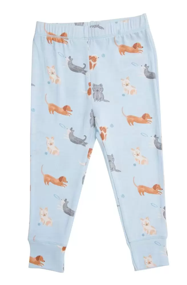 Puppy Print Toddler Pajama Set Short-Sleeve and Pants by Angel Dear