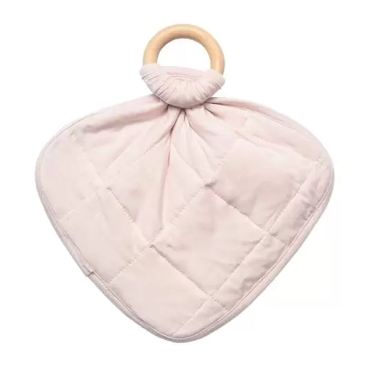 Baby Teether Lovey in Blush by Kyte Baby