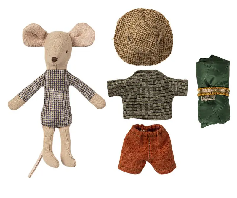 Maileg Big Brother Hiker Mouse