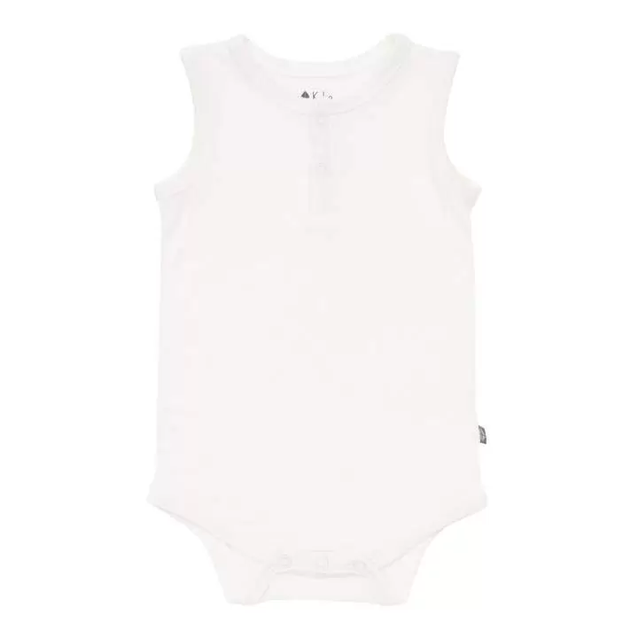 Kyte BABY Sleeveless Bodysuit in Cloud