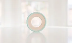Bannor Toys Silicone Wrapped Wooden Teether in Mint