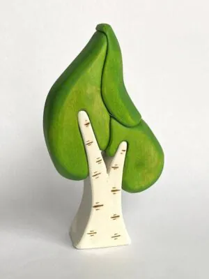 Poppy Baby Co Wooden Birch Tree