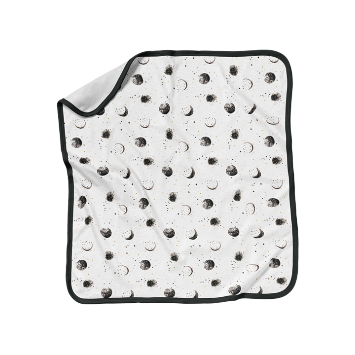 goumi Many Moons Bamboo Organic Cotton Cozy Blanket