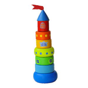 Poppy Baby Co Small Castle Stacking Wooden Toy