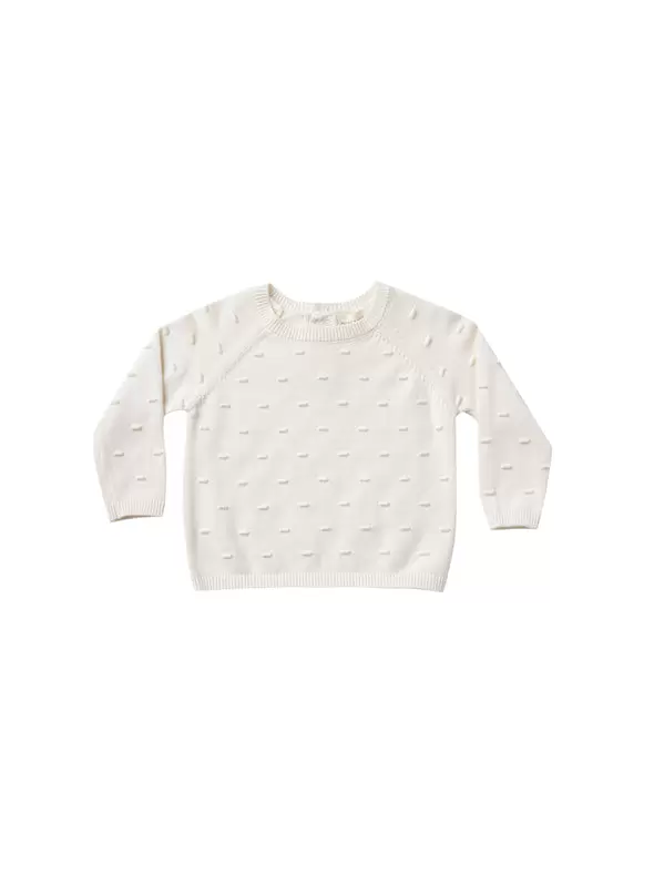 Quincy Mae Bailey Knit Sweater in Ivory