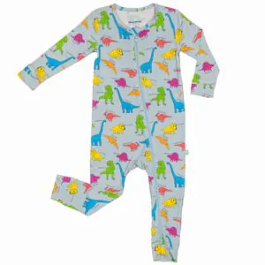 macaron + me Neon Dinos Bamboo Viscose Romper