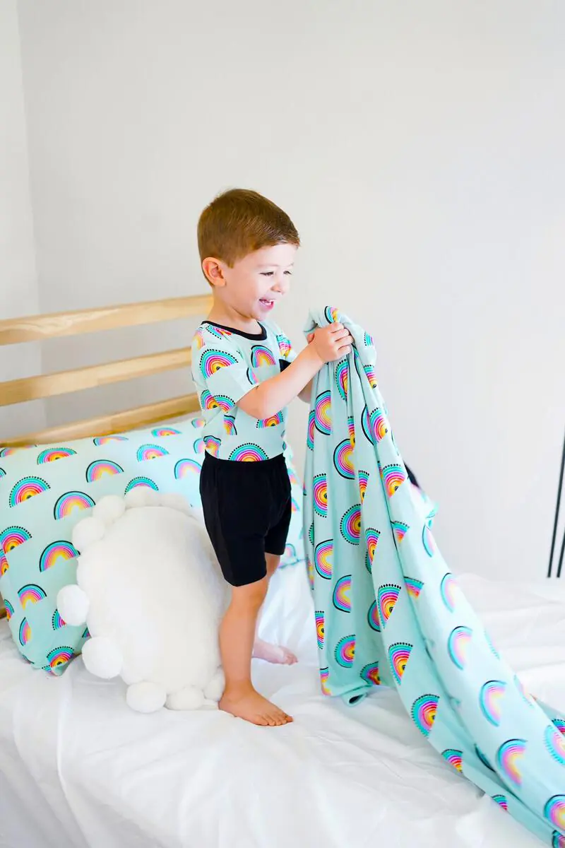 Birdie Bean Mila Bamboo Viscose Toddler Blanket