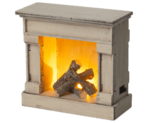 Maileg Fireplace in Off White