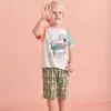 Aimama Kelvin Green Plaid Board Shorts