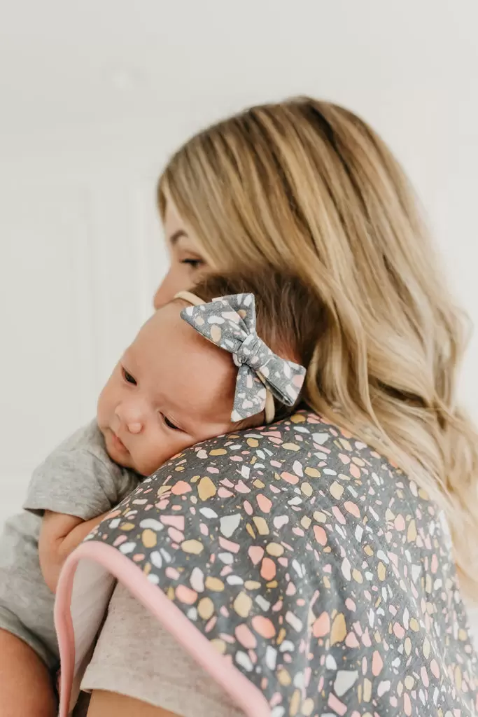 Copper Pearl Zella Burp Cloth Set