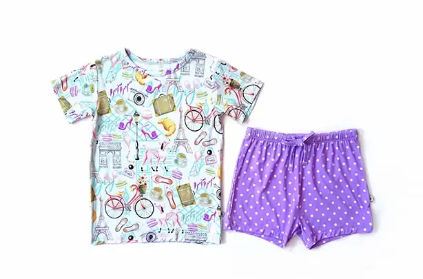 Birdie Bean Emilie Short Sleeve and Shorts Lounge Set