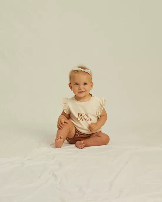 Rylee + Cru Bon Voyage Ruffled Tank