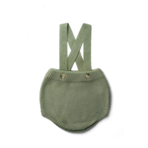 goumi Artichoke Organic Cotton Knit Suspender Bloomers