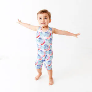 Dream Jamms Young Wild and Free Bamboo Viscose Shortie Tank Romper