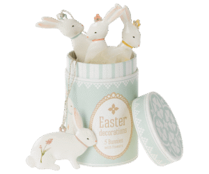 Maileg Easter Bunny Ornaments Set