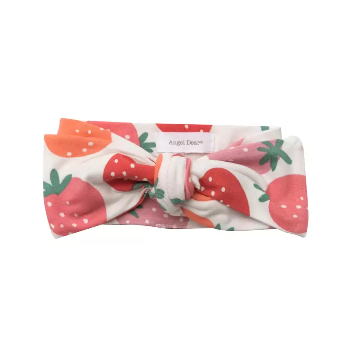Angel Dear Strawberries Bamboo Viscose Headband