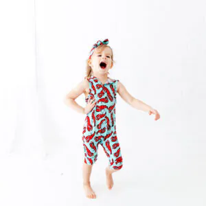 Dream Jamms What's Crackin Bamboo Viscose Shortie Hooded Romper