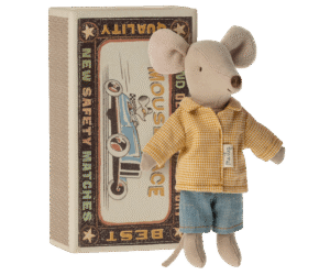 Maileg Big Brother Mouse in Matchbox
