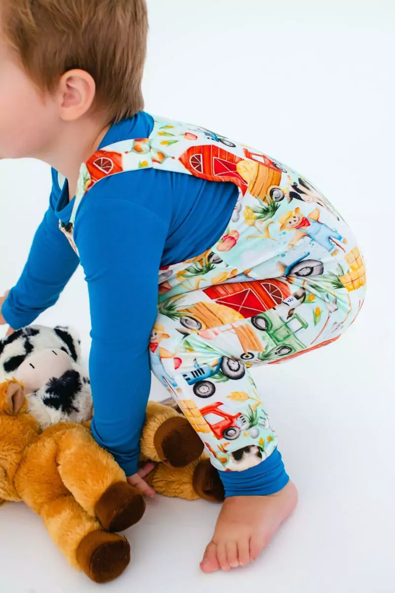 Joey Bamboo Viscose Overall Set from Birdie Bean