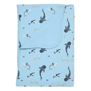 Kyte BABY Toddler Blanket in Stream Shark