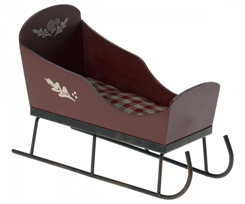 Maileg Sleigh Mini in Red