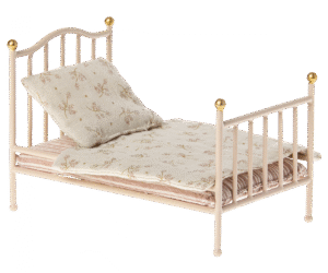 Maileg Vintage Bed for Mouse in Rose