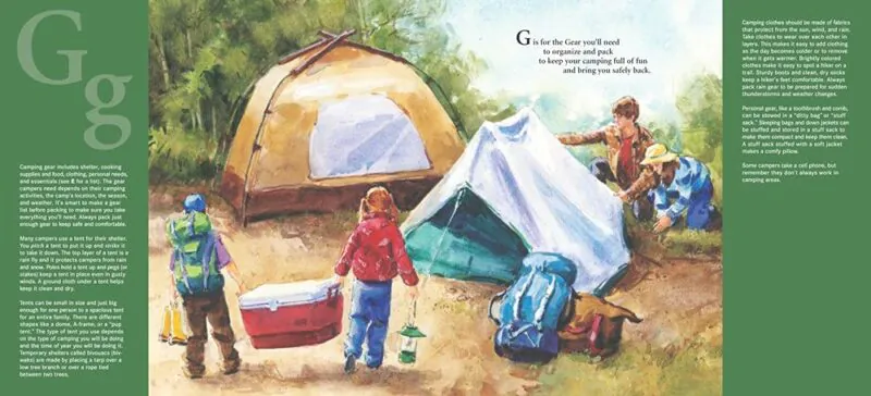 S is for S'Mores: A Camping Alphabet Hardcover Book from Sleeping Bear Press