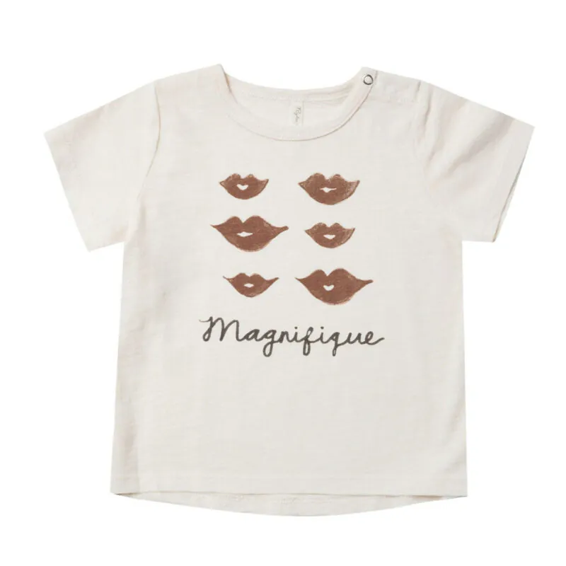 Rylee + Cru Basic Tee In Magnifique
